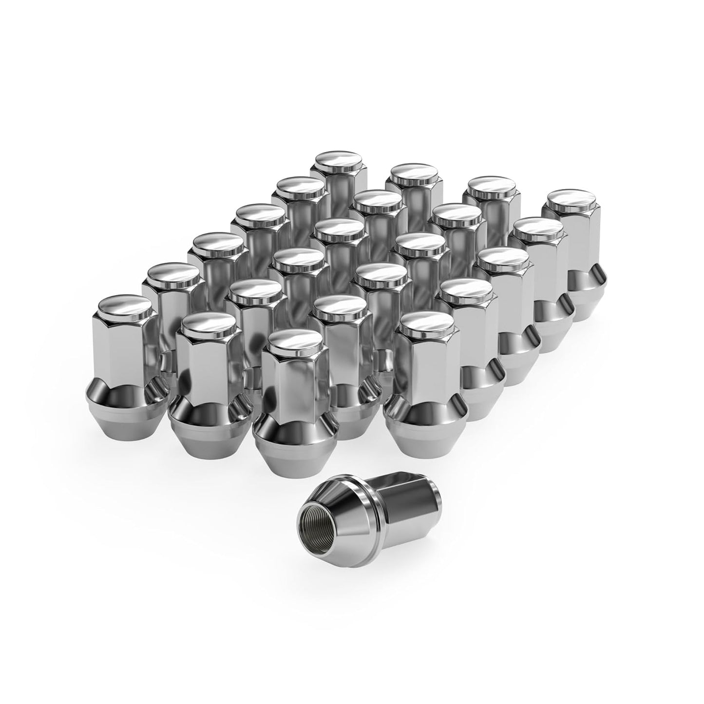 M14x2 Chrome Large Acorn Seat Lug Nuts for Ford F150 & More