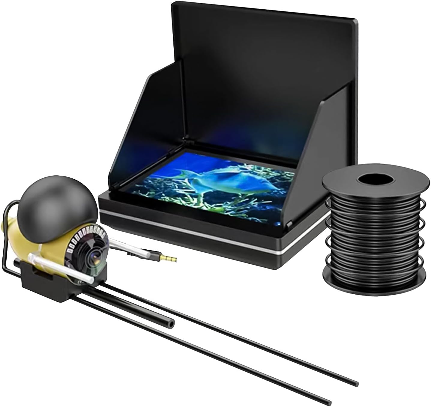 4k Underwater Fishing Camera: Night Vision, 10-12H Endurance