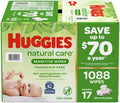 HUGGIES Natural Care Sensitive Baby Wipe Refill - Gentle, Fragrance