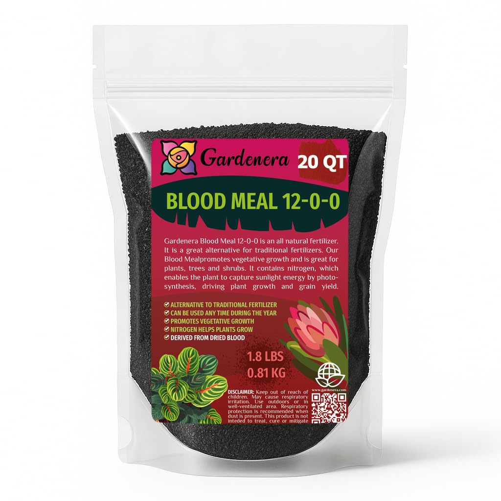 Organic Blood Meal Fertilizer - All-Natural Nitrogen Source