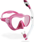 F1 Frameless Freediving Mask & Supernova Dry Snorkel - Low Volume
