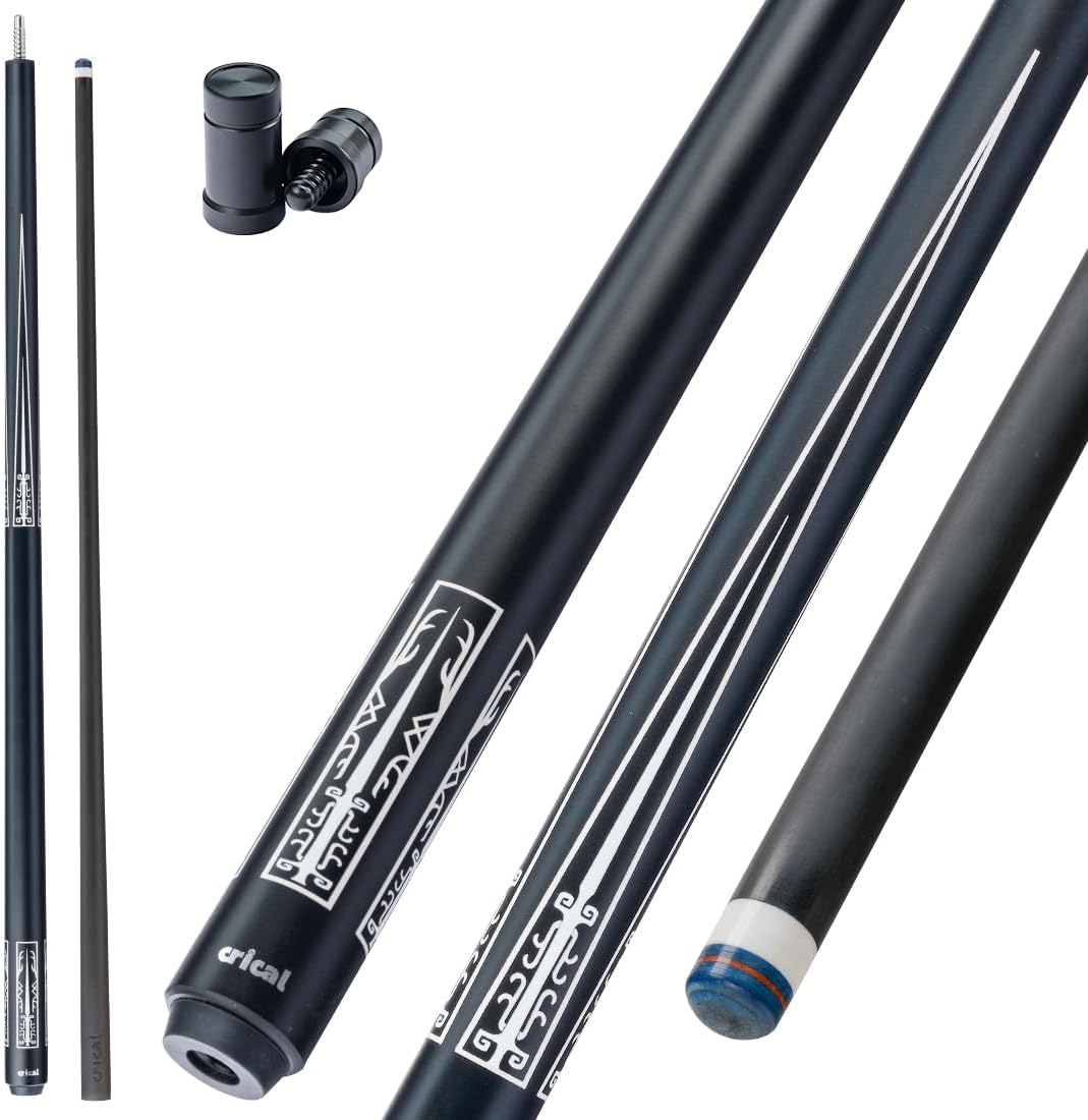Professional Carbon Fiber Pool Cue Stick 58in for Billiards