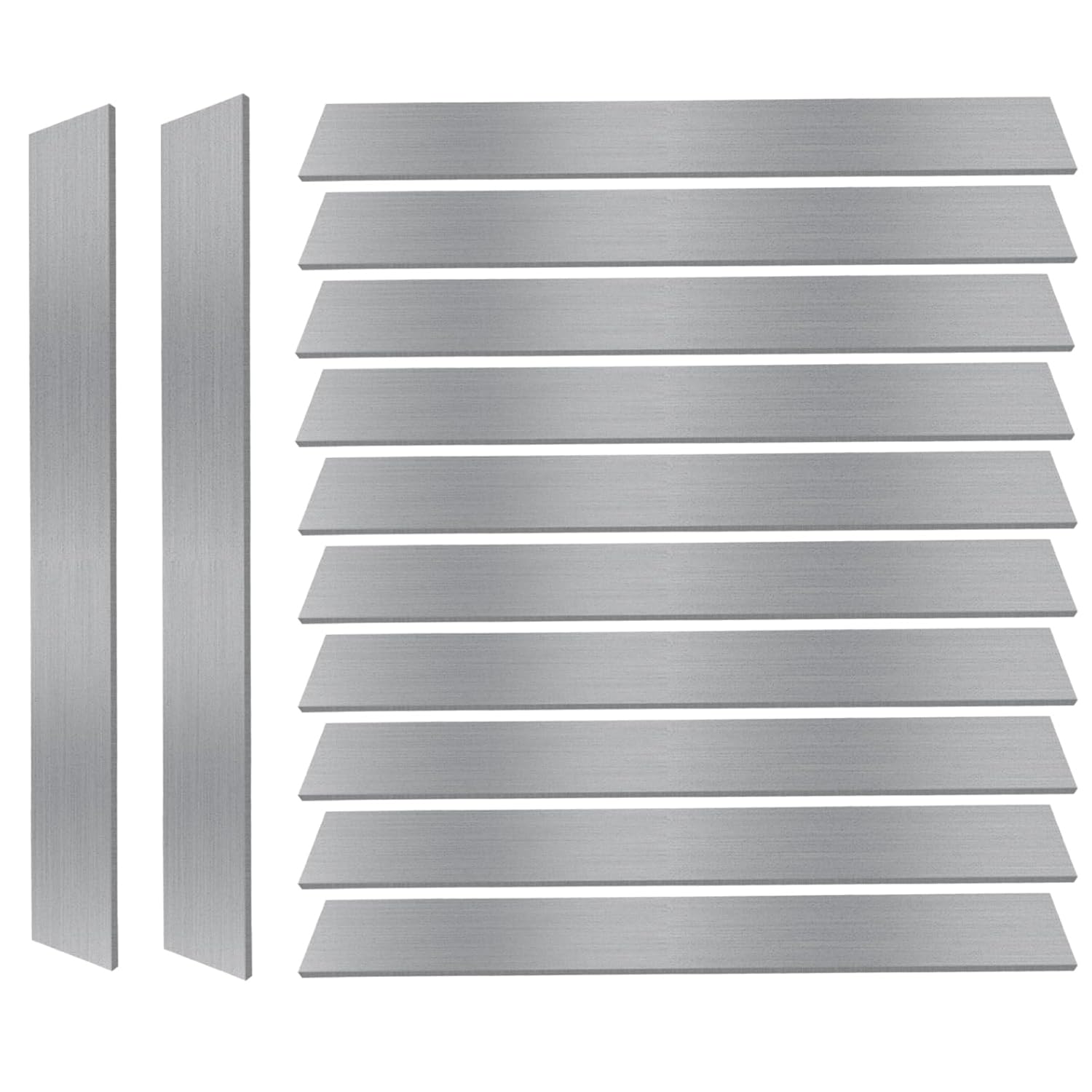 12Pcs 80CRV2 Carbon Steel Bar for Knife Making Projects
