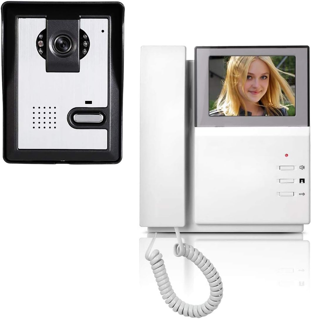 Video Door Phone System with 4.3in LCD Monitor for Home Security