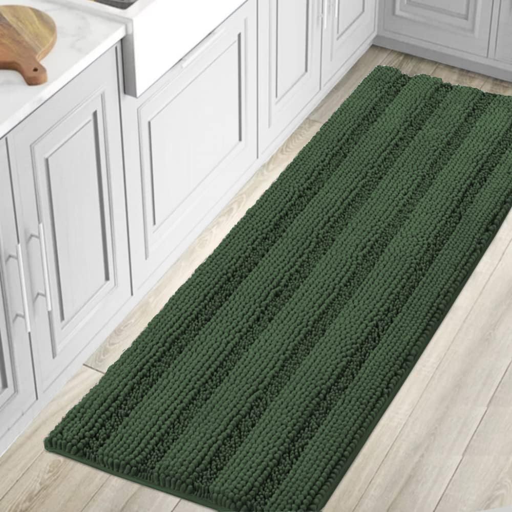 H.VERSAILTEX Extra Long Bath Rug Runners for Bathroom and Kitchen