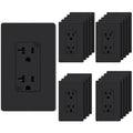 20 Amp Decorator Wall Outlet Tamper Resistant Duplex Receptacle