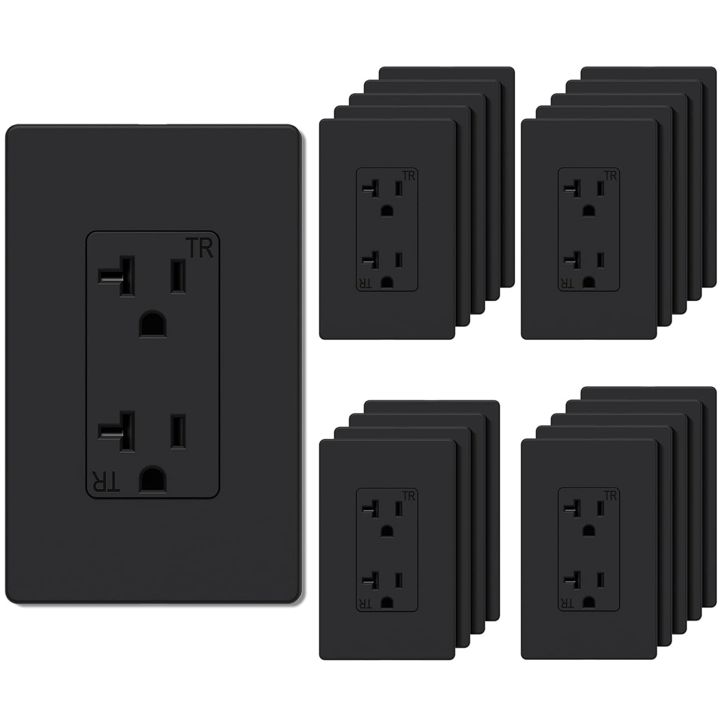 WEBANG 20 Amp Decorator Wall Outlet for Modern Homes