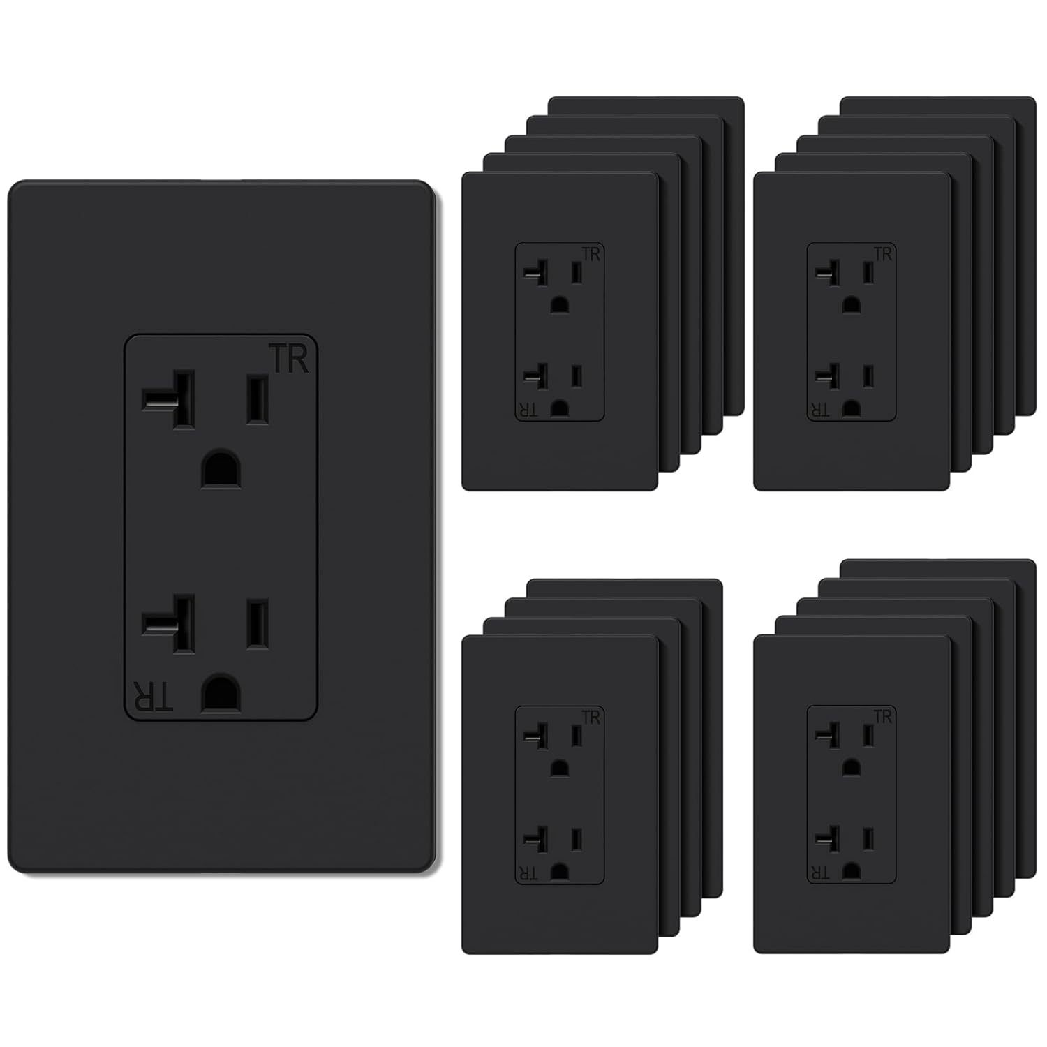 WEBANG 20 Amp Decorator Wall Outlet for Modern Homes