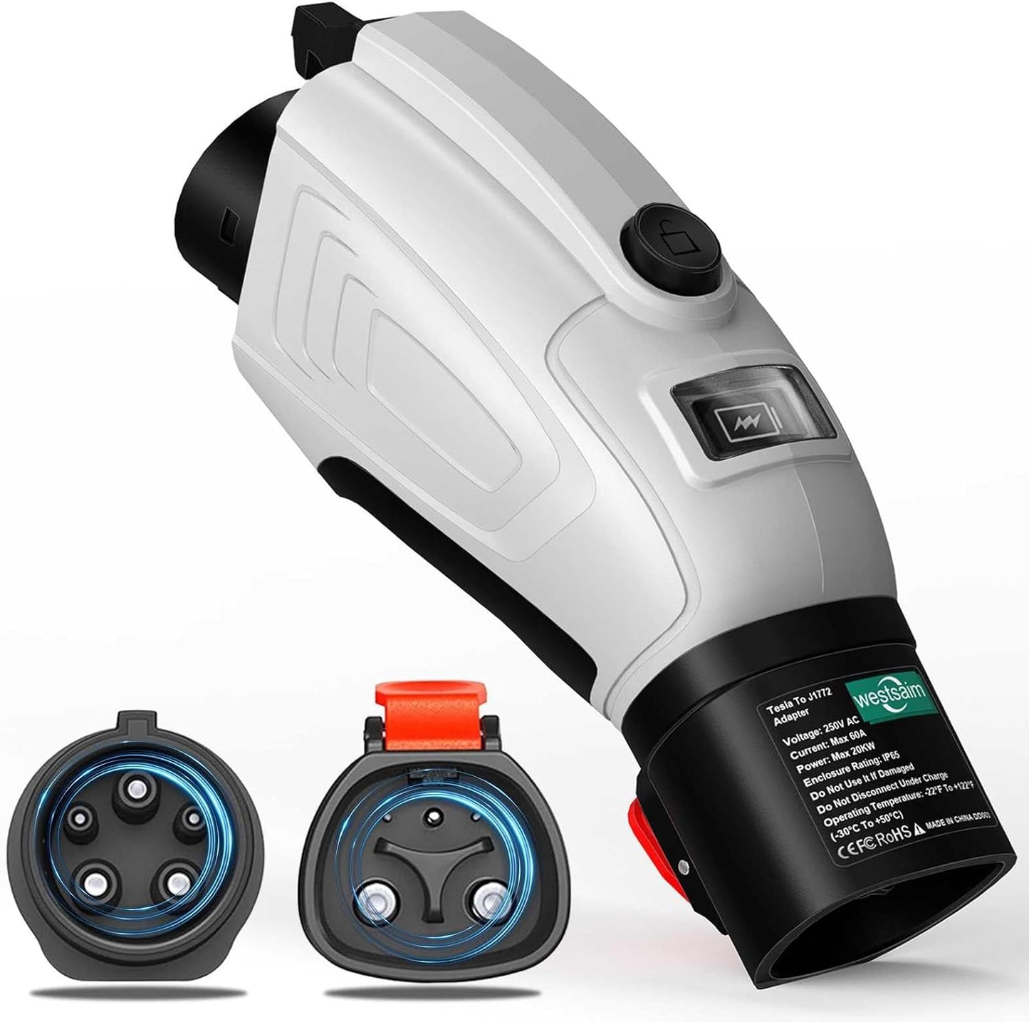 High Power Tesla to J1772 Adapter