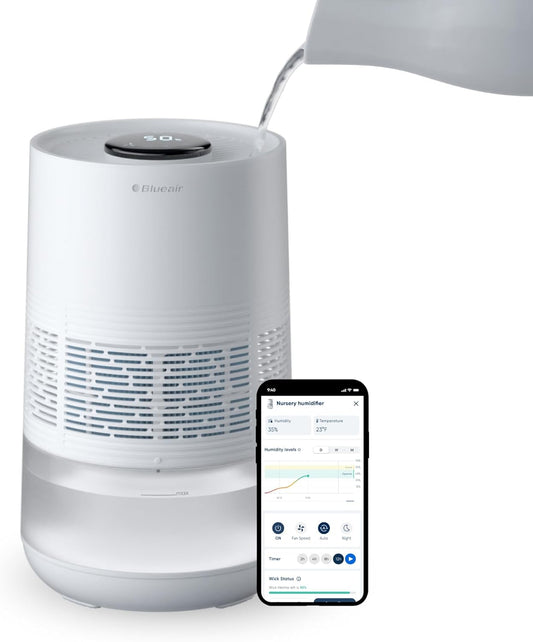 BLUEAIR Premium Smart Humidifier for Large Rooms and Better Sleep