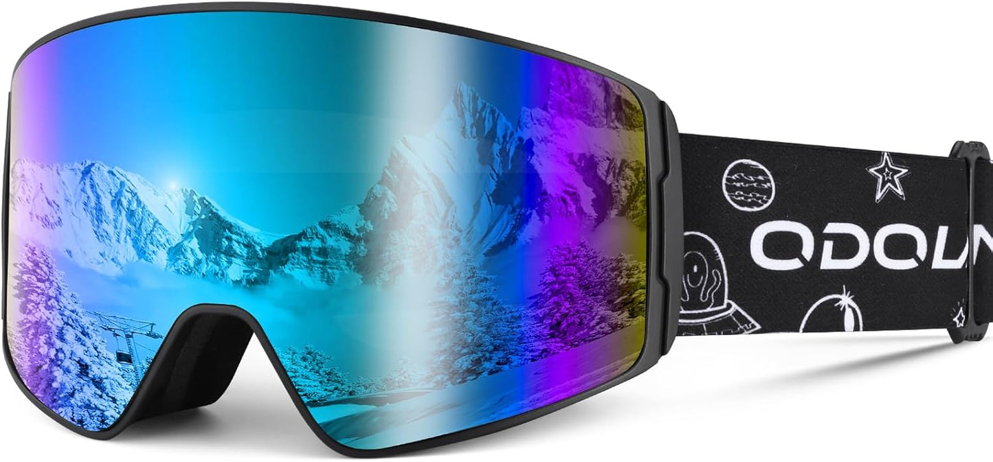 Odoland Anti-Fog Ski Goggles for Youth