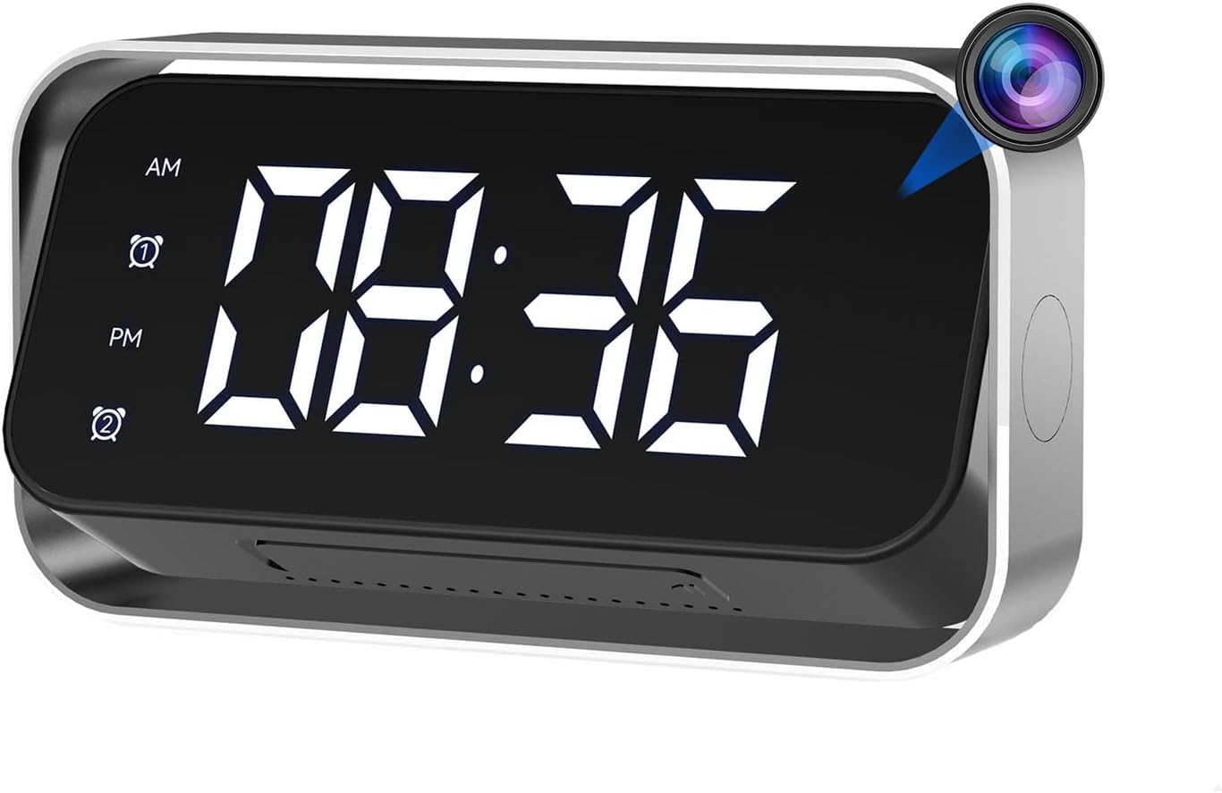 4K Hidden Camera for Home Security with Night Vision & Alerts