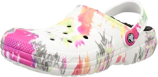 Classic Lined Tie-Dye Clogs for Unisex Adults - Stylish Comfort