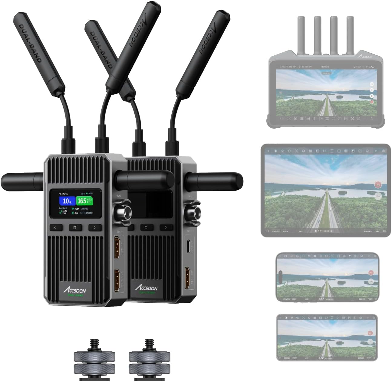Accsoon CineView 2 SDI HDMI Wireless Video Transmission System