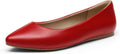 DREAM PAIRS Women's Pointed Toe Flats Ballet Comfort Slip On - Work