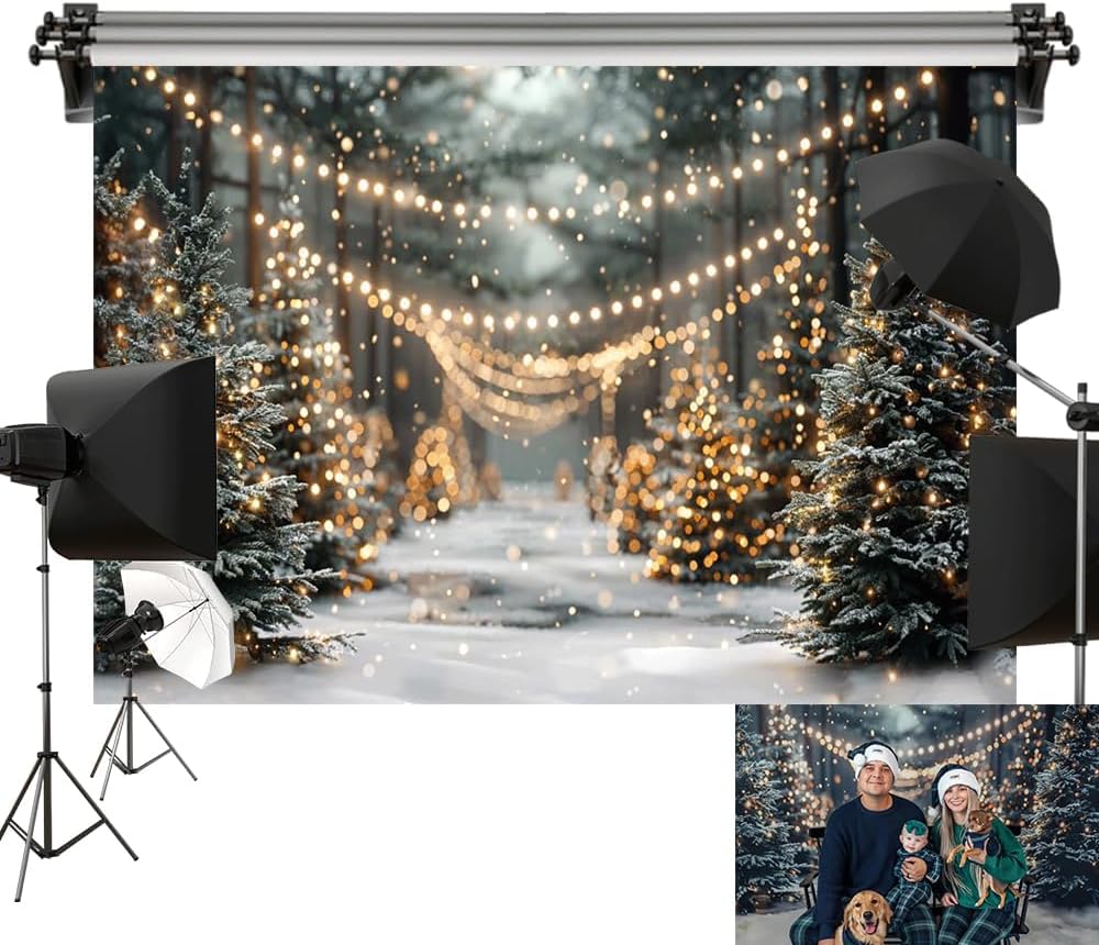 7x5ft Christmas Backdrop for Stunning Holiday Photography