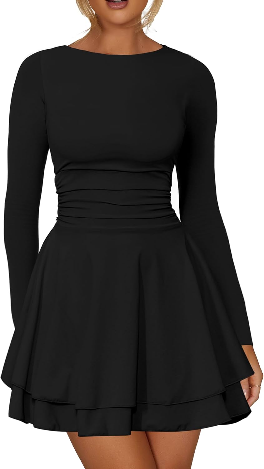 Kaximil Corset Mini Dress - Flirty Ruffle Hem!