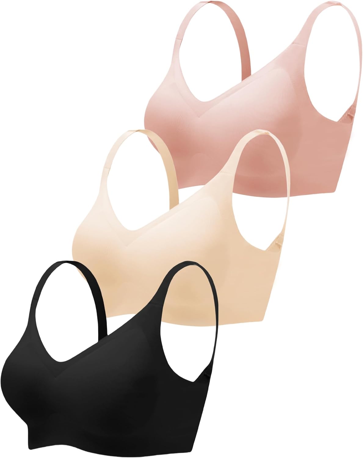 Wireless Bras for Women No Underwire Seamless Comfort Bralette