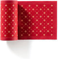 50 Red Cotton Cocktail Napkins - Luxurious Xmas Party Essential