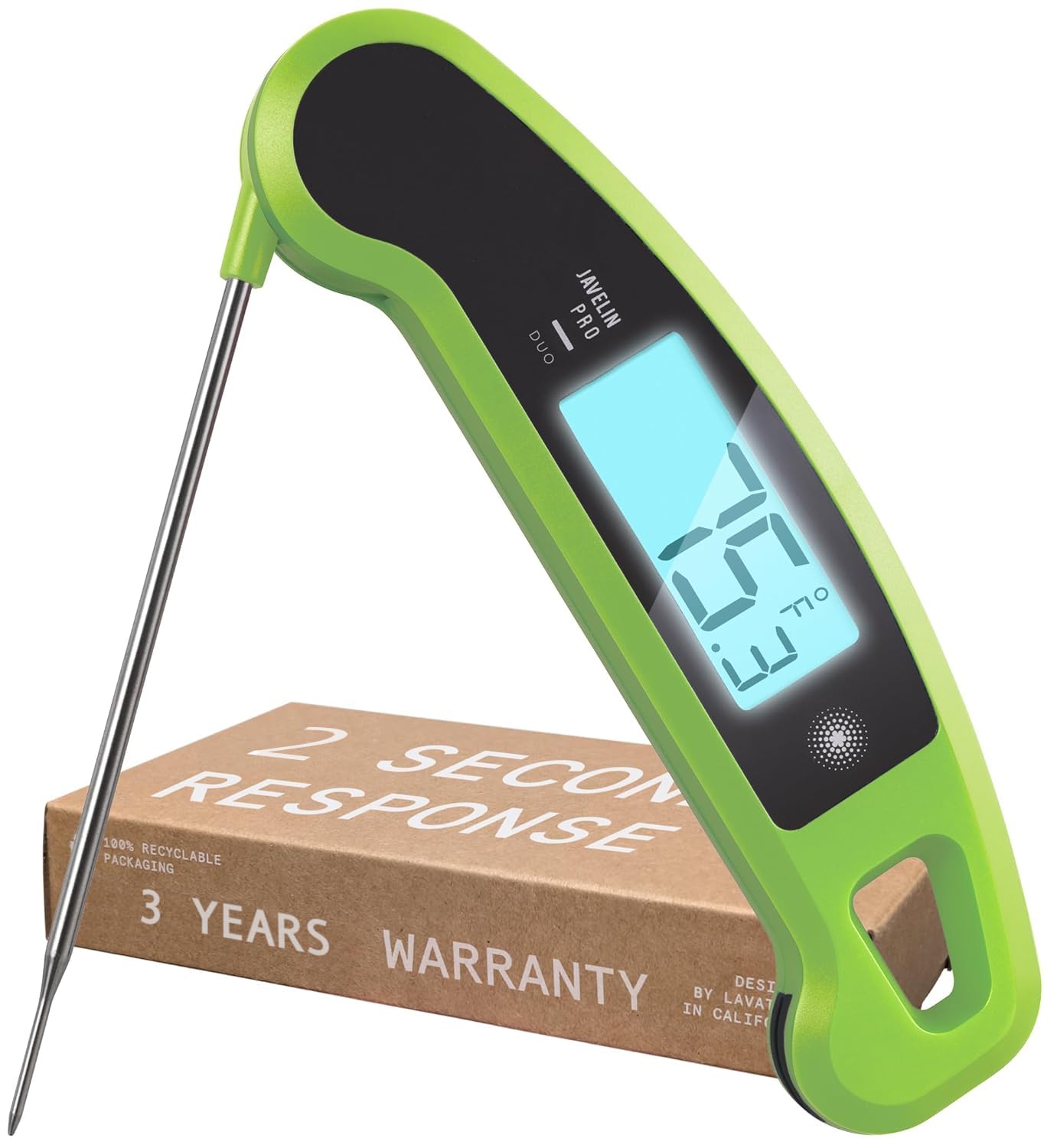 Javelin PRO Duo Instant Read Meat Thermometer for Cooking
