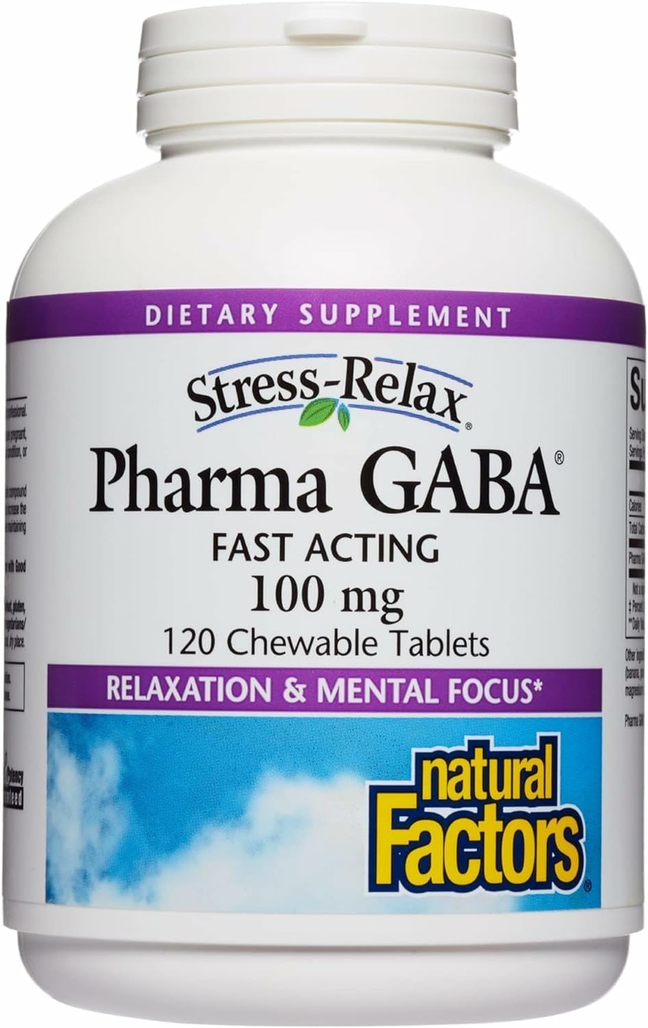 Natural Factors Pharma GABA Supplement for Calm Sleep & Focus