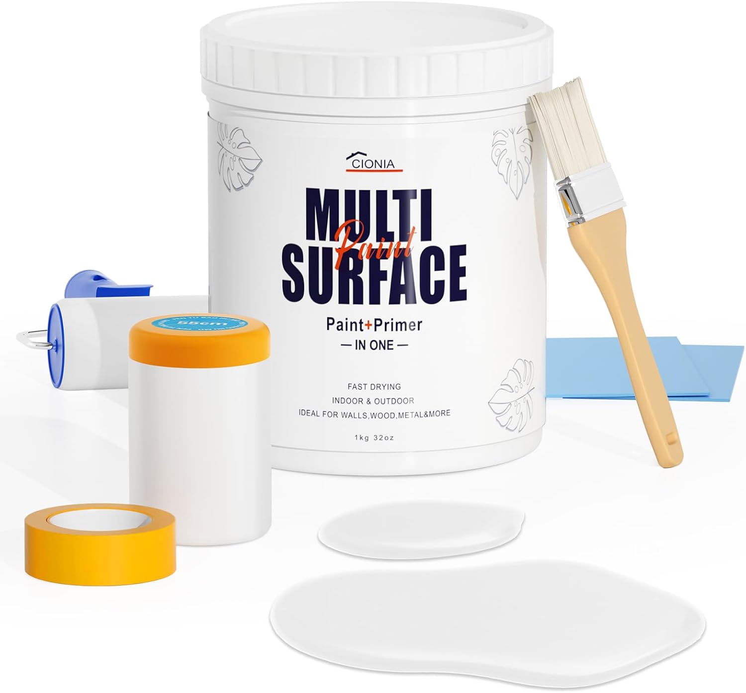 All-in-One Paint Kit for Furniture and Cabinet Projects