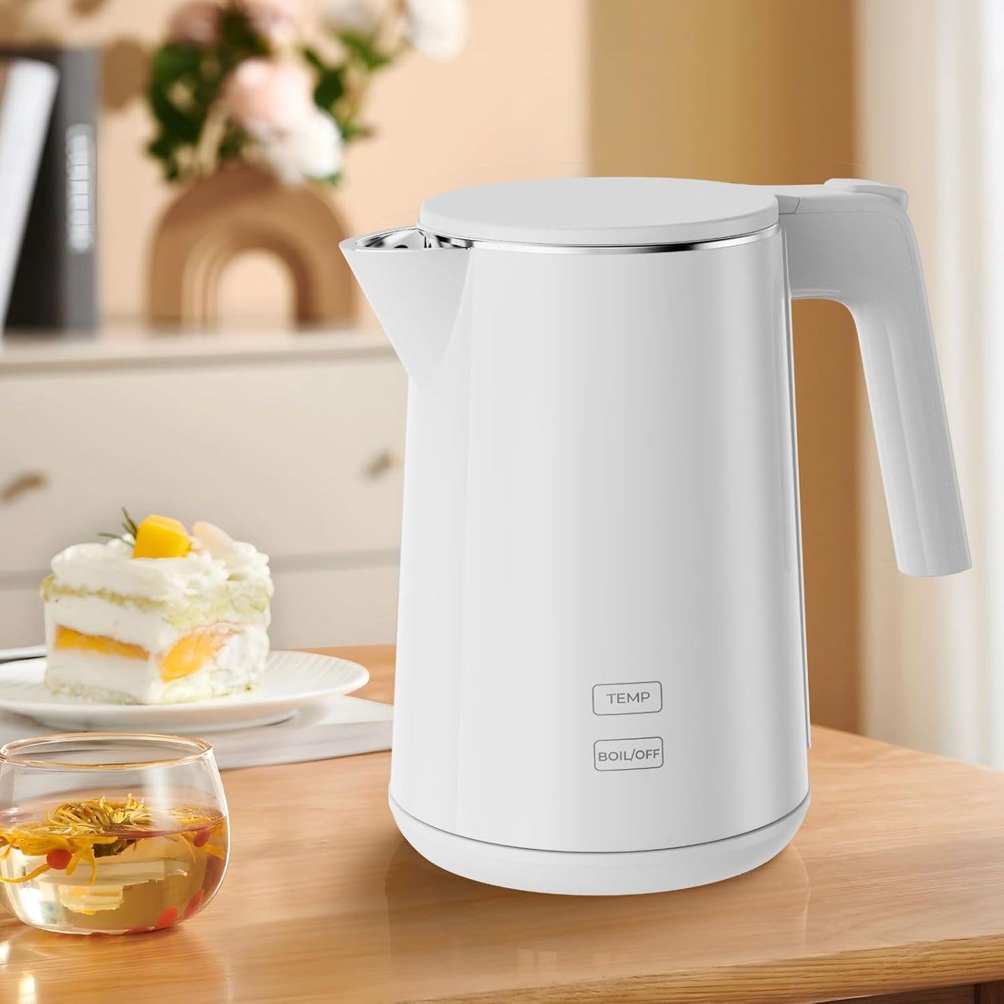 Electric Kettle 1.0L with 7 Temp Settings for Perfect Brewing
