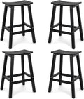 Weatherproof Bar Stools Set of 4 for Outdoor and Indoor Use