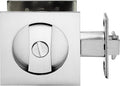Pocket Door Lock Privacy Recessed 2-Sided for Sliding Doors - Compact
