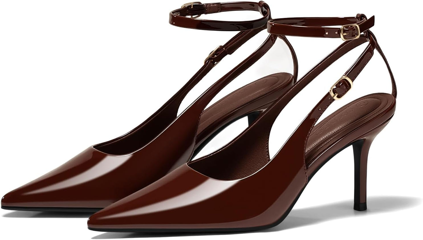 Coutgo Womens Slingback High Heels for Every Occasion