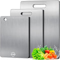 Titanium Cutting Board Set of 3 - Durable, Non-Toxic Kitchen Boards