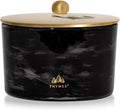 Noir Woods Scented Candle Large 3-Wick - Elegant Evergreen & Amber