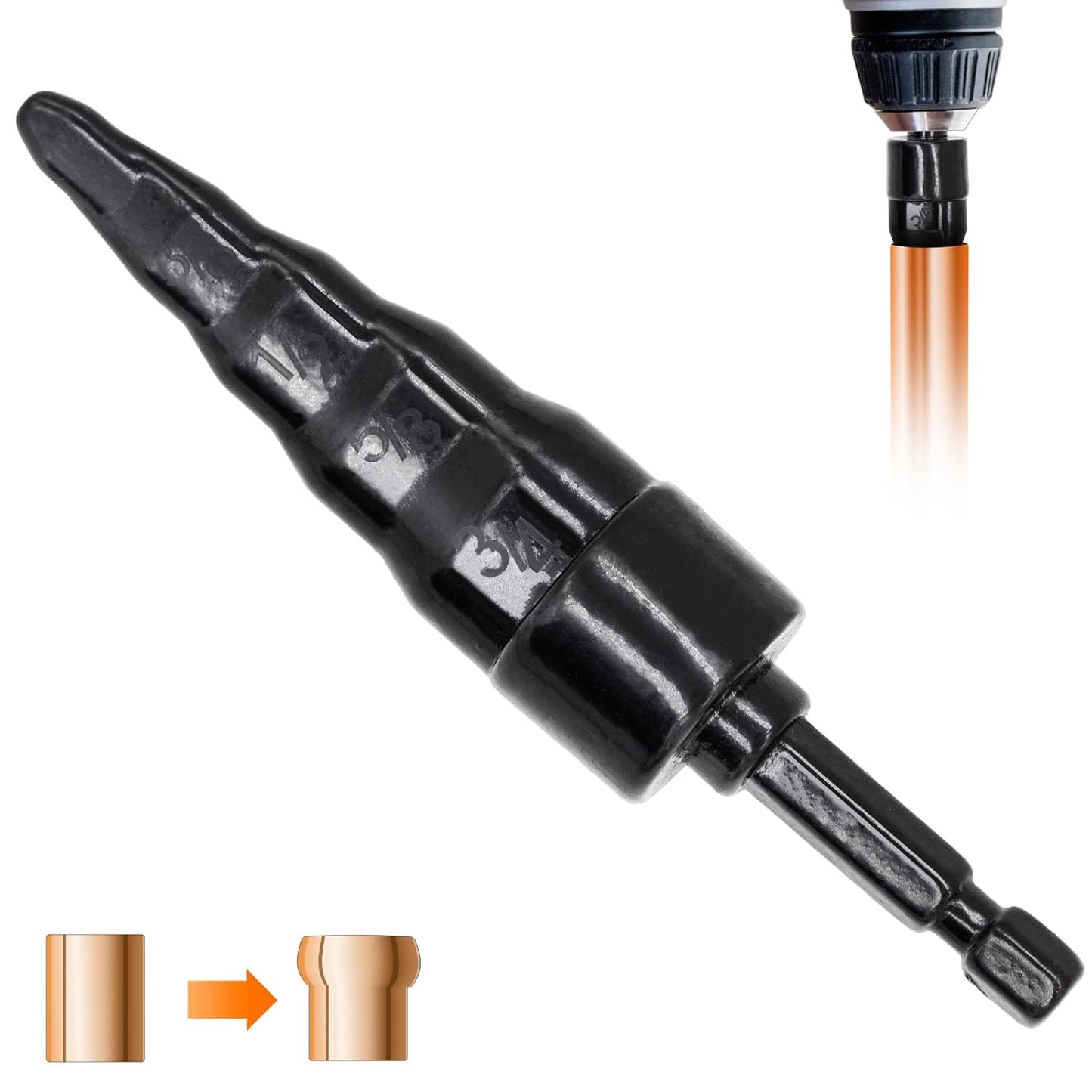 5-in-1 HVAC Swaging Tool Set for Copper Pipe Expansion
