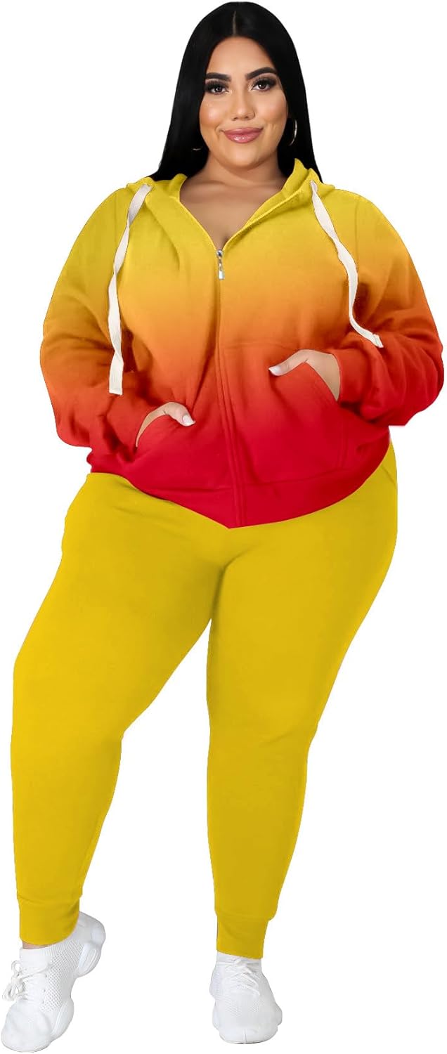 Women's Plus Size Two Piece Outfits for Comfort and Style