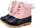 Kids Snow Boots Boys Girls Toddler Waterproof Winter Boots - Warm Faux