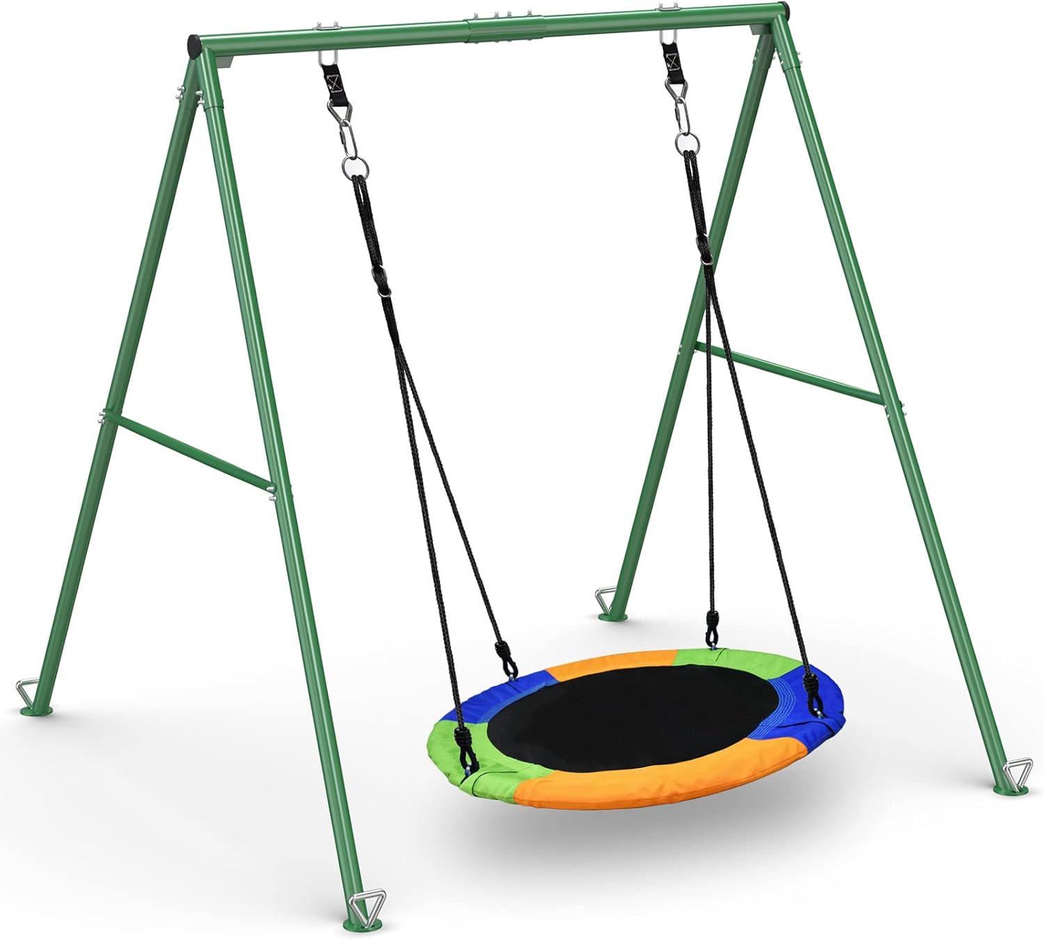PACEARTH 440lbs Capacity Flying Saucer Swing Set for Kids