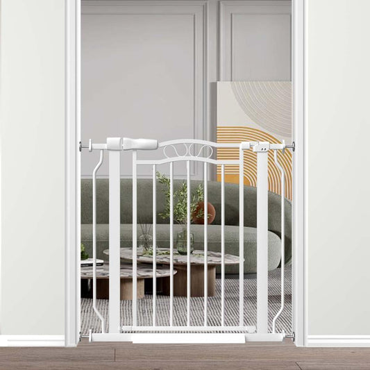 Extra Wide Pet Dog Gate for Safety and Style in Your Home