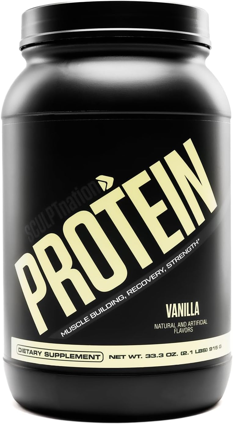 Sculpt Nation Protein Powder Vanilla for Muscle Building and Recovery