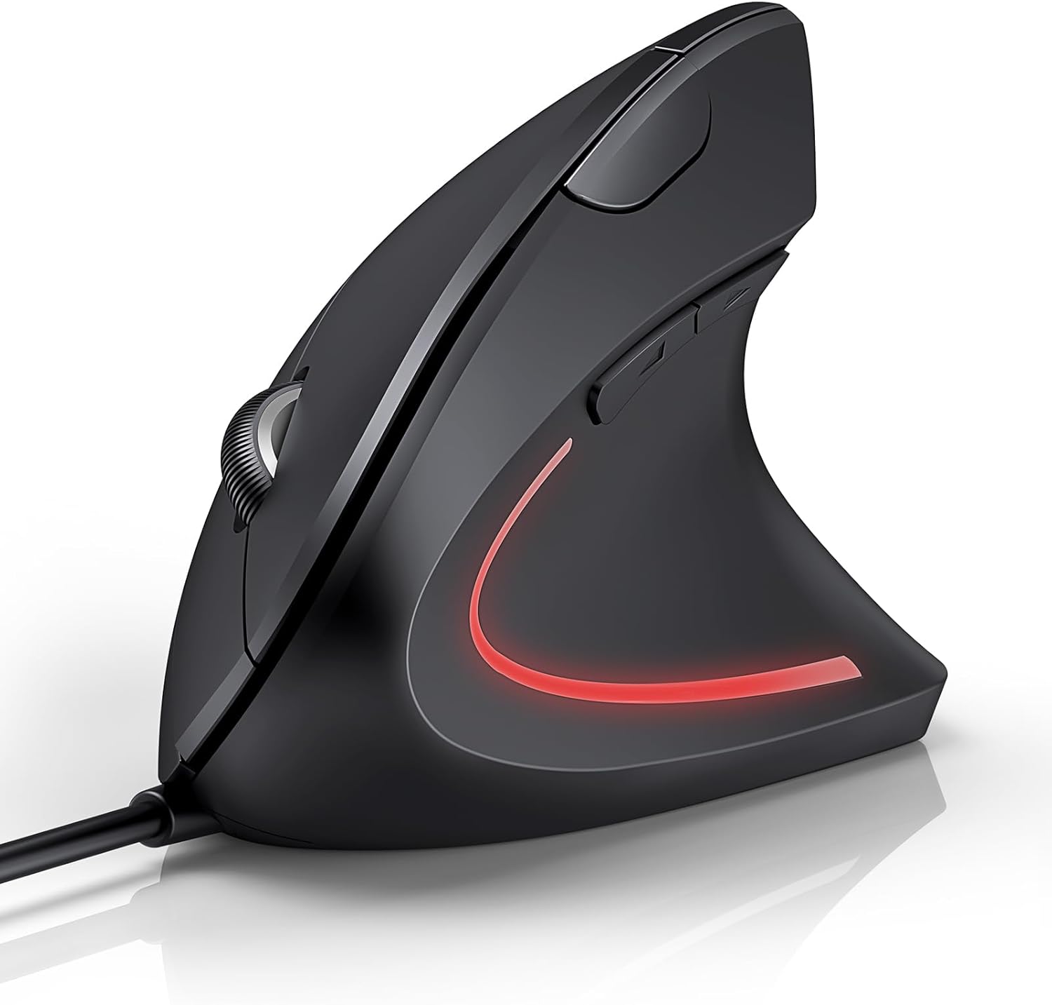 TECKNET Ergonomic Wired Mouse - 6400 DPI Silence