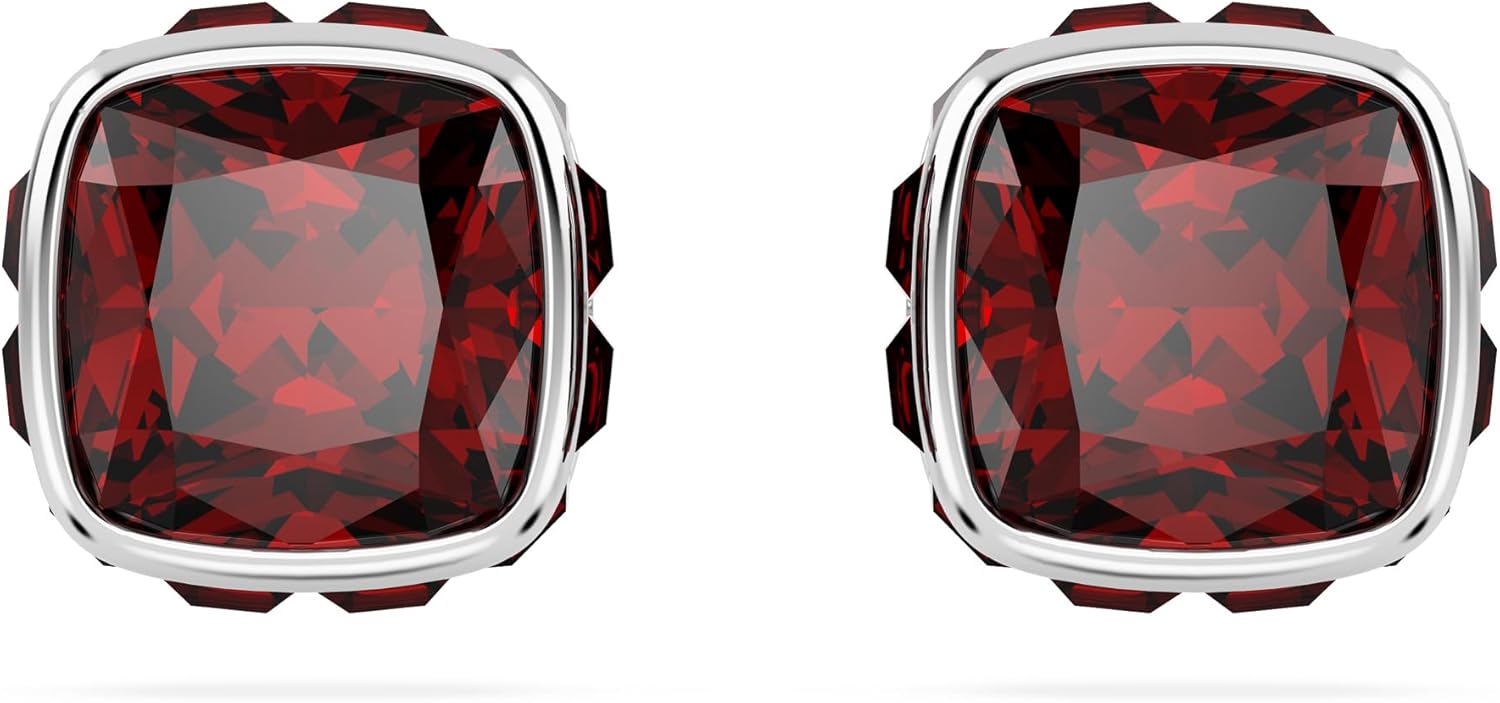 Swarovski Crystal Chroma Jewelry Collection Heart Shaped Earrings