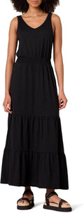 Sleeveless Elastic Waist Summer Maxi Dress - Comfortable Everyday Fit