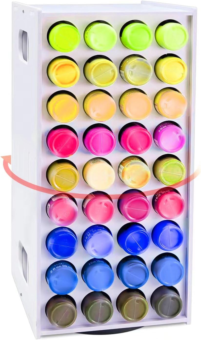 360 Spinning Paint Organizer for 72 Colors!