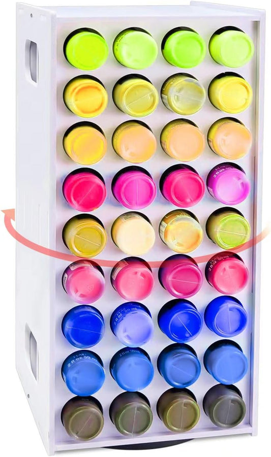 360 Spinning Paint Organizer for 72 Colors!