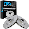 TRQ Front Brake Rotor Set Compatible with 2004-2023 Nissan Maxima