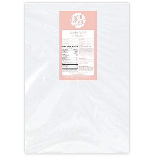 Printable Edible Wafer Paper Sheets for Cakes and Cookies