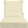 Sunbrella Deep Seating Cushion Set 24 x 23 Seat - Canvas Canvas