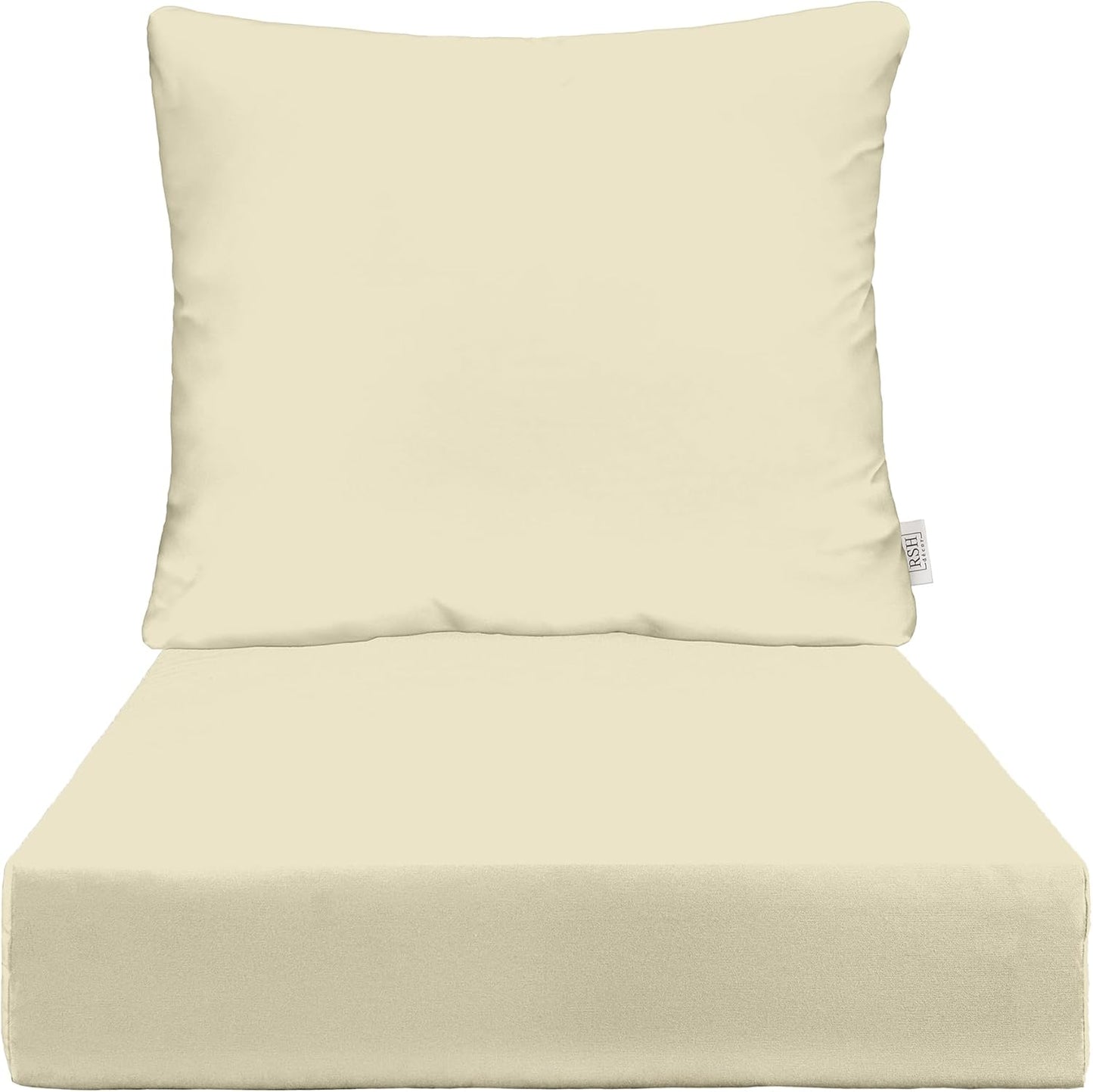 Sunbrella Deep Seating Cushion Set for Outdoor Chairs