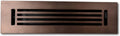 Elegant 2 x 12 Cast Aluminum Linear Vent Cover with Damper for Home