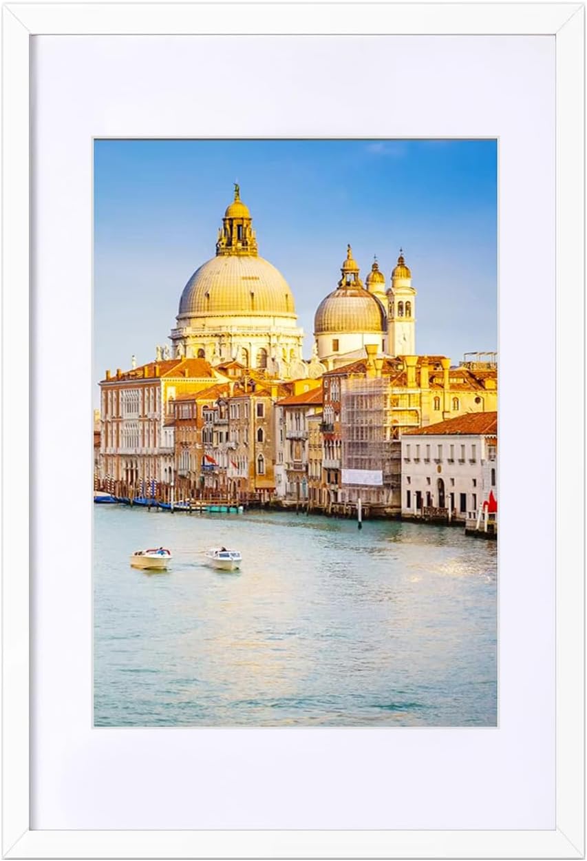 16x24 White Picture Frame by wyooxoo - Solid Wood Design