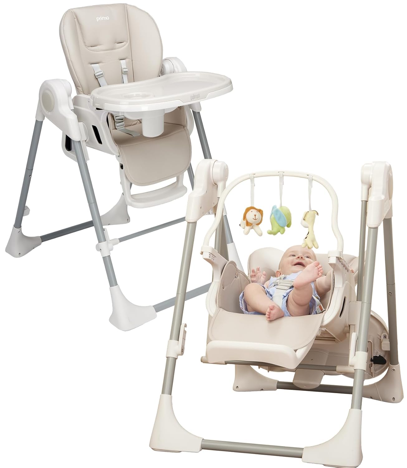 Ultimate Comfort Combo: Swing & High Chair by PrimoBaby